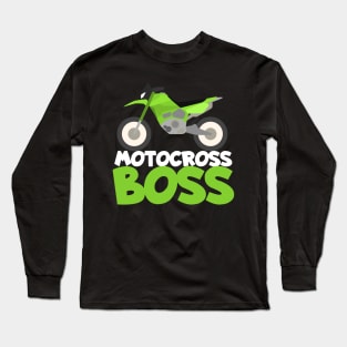 Motocross boss Long Sleeve T-Shirt